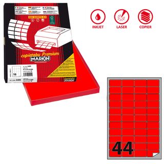 Etichette adesive A/406 - in carta - permanenti - 47,5 x 25,5 mm - 44 et/fg - 1…