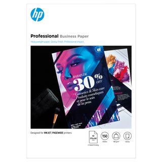 Hp - Confezione da 150 fogli carta originale professionale lucida HP per getto …