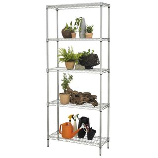Kit scaffale Archimede Outdoor - 5 ripiani - 36 x 90 x 177 cm - acciaio zincato…