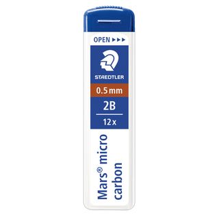 Astuccio 12 Mine Mars Micro - mina 0,5mm - gradazione 2B - Staedtler - conf. 12…