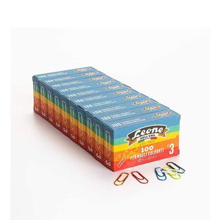 Leone Dell'Era Fermagli colorati metallizzati N3 Confezione da 10 scatole x100 …