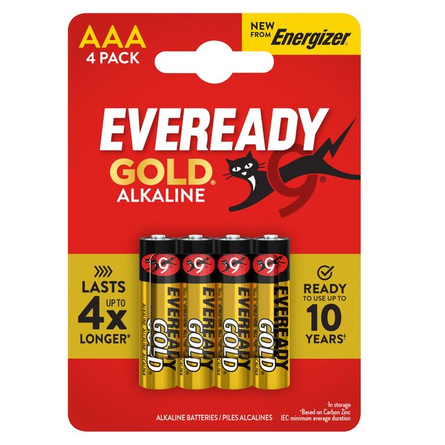 BLISTER 4 PILE MINISTILO ALKALINE AAA 1,5V ENERGIZER