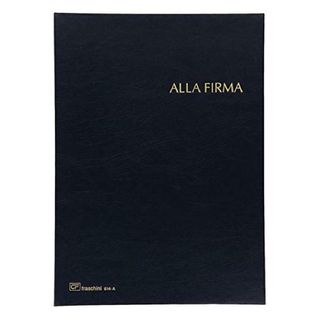 Libro firma Fraschini in carta-cartoncino con 14 scomparti 24x34 cm blu - 614-A…