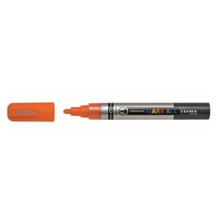 Marcatore a base d'acqua Graduate Mark All - punta tonda 2mm - arancione - Lyra