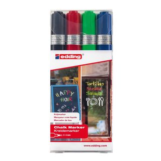 Marcatore a gesso liquido 4095 - punta tonda - da 2 a 3mm - colori assortiti - …