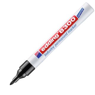 Marcatore industriale permanente Edding 8300 nero