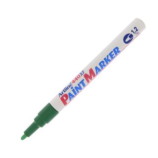 Marcatore permanente A 440 - a vernice - punta tonda fine - 1,2 mm - verde - Ar…