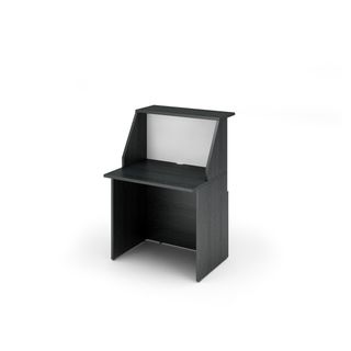 Modulo Prestige reception sopralzo/desktop - 80 x 76,1 x 117 cm - nero venato/b…