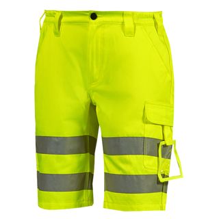 Bermuda alta visibilità Altair - taglia L - giallo fluo - U-Power