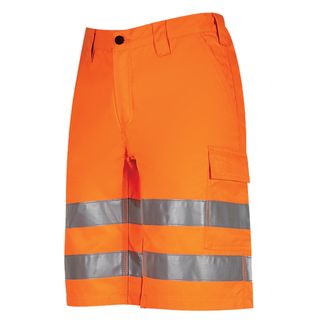 Bermuda alta visibilità Altair - taglia XL - arancio fluo - U-Power