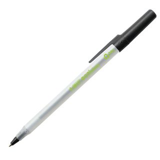 Penna a sfera a scatto con cappuccio ECOlutions - punta 1,0mm - nero - Bic - co…
