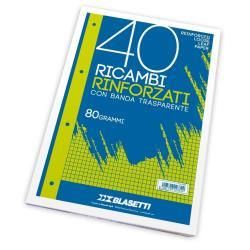 Blasetti RICAMBI - Ricambio fogli mobili - A5 - 40 fogli / 80 pagine - righe - …