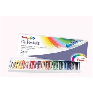 Pentel Arts - Pastello - pastello a olio - per legno, pannello, tela - colori a…