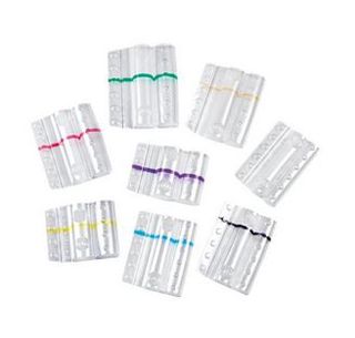 Blister portamonete - 50 cent - fascia verde - Iternet - sacchetto da 100 blist…