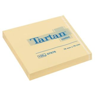 Blocco foglietti - giallo pastello - 76 x 76mm - 63gr - 100 fogli - T…