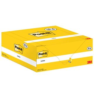 Blocco foglietti Post-it Notes - 653-CY-VP24 - 38 x 51 mm - giallo Canary - 100…