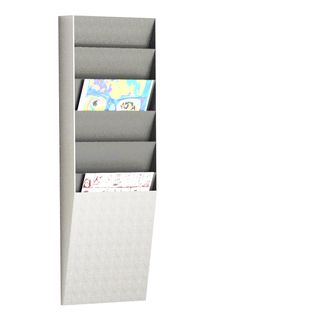 Portadepliant wall organizers - a 6 tasche A4 verticali - 23,6 x 8,3 x 71,2 cm …