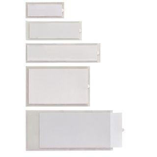 Portaetichette adesivo Iesti A2 - 32 x 88 mm - trasparente - Sei Rota - conf. 1…