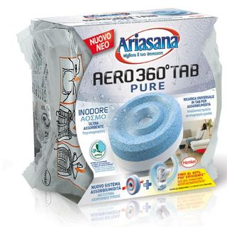 Profumatori e mangiaumidità Ariasana Aero 360° ricarica tab inodore 450 g. bian…
