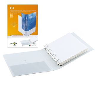 Raccoglitore personalizzabile Fly - 22 x 30 cm - 4 anelli a Q 65 mm - dorso 9 c…