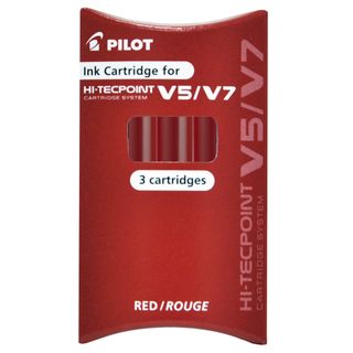 Refill Hi Tecpoint V5/V7 ricaricabile begreen - rosso - Pilot - conf. 3 pezzi