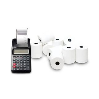 Rotolo per POS e carta di credito - 57 mm x 25 m - 55 gr - diametro esterno 45 …