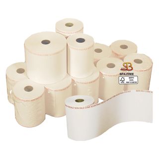 Rotolo per bilancia - 62,5 mm x 38 m - 112 gr - diametro esterno 82 mm - anima …