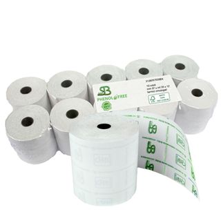 Rotolo per registratore cassa - lunga durata - 80 mm x 80 m - 55 gr - diametro …