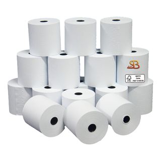 Rotolo registratore cassa - 57,5 mm x 20 m - 60 gr - diametro esterno 50 mm - a…