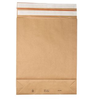 Sacchetti a fondo quadro E-Green - 40 x 50 x 10 + 10 cm - carta kraft - avana -…