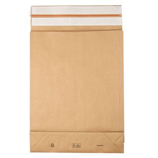 Sacchetti a fondo quadro E-Green - C3 - 35 x 45 x 8 + 10 cm - carta kraft - ava…
