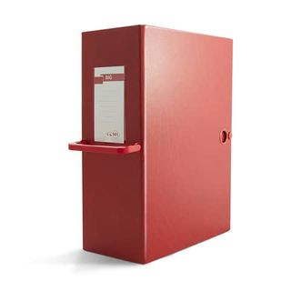 Scatola archivio Big 160 - con maniglia - dorso 16 cm - 25 x 35 cm - rosso - Se…
