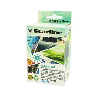 Starline - Cartuccia ink Compatibile per HP 11- Ciano - 28 ml