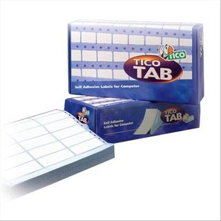 Tico TAB - Carta - Opaca - autoadesivo permanente - bianco - 89 x 36.2 mm 4000 …