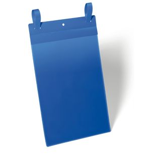 Buste identificative - con fascette di aggancio - A4 verticale - blu - Durable …