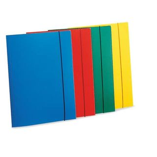 CARTELLA 3 LEMBI C/ELAST AZZURRO