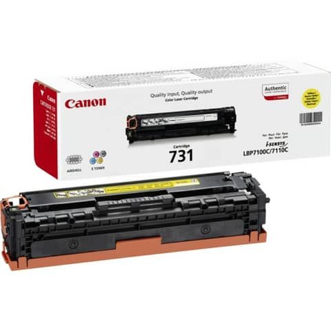 Canon 731 Y - Giallo - originale - cartuccia toner - per i-SENSYS LBP7100Cn, LB…