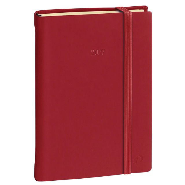 Agenda settimanale Ministro Prestige 2027 - 16 x 24 cm - silk bordeaux - Quo Va…