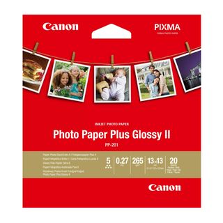 Canon Photo Paper Plus Glossy II PP-201 - Extra-lucida - 270 micron - 130 x 130…