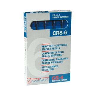 Caricatori CRS6 - 210 punti 6 mm - capacità massima 25 fogli - blu - Iternet - …