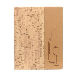 Carta dei vini Design - 1 inserto doppio incluso - A4 - 24 x 34 cm - sughero -S…