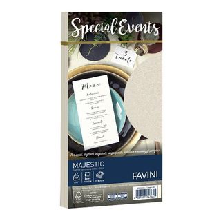 Carta metallizzata Special Events - A4 - 120 gr - bianco - Favini - conf. 20 fo…