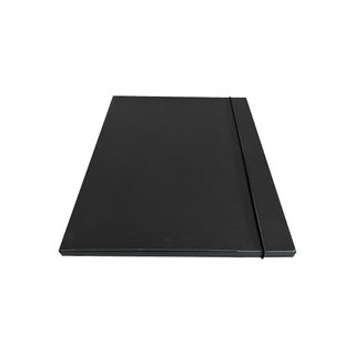 Cartella 3 lembi con elastico - 25 x 34 cm - dorso 1cm - grigio - Starline