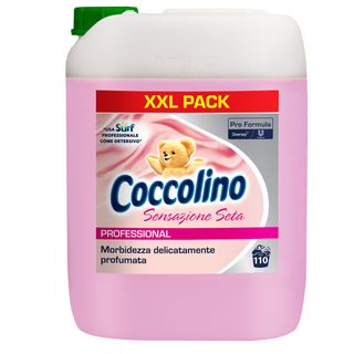 Ammorbidente lavatrice - profumo sensazione seta - 10 L - Coccolino