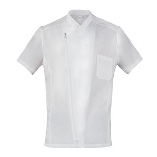 Casacca Maurizio - da uomo - manica corta - taglia M - bianco - Giblor's