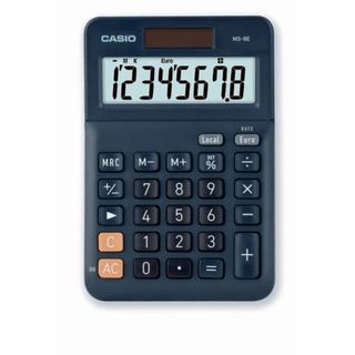 Casio MS-8E - Calcolatrice da tavolo - 8 cifre - pannello solare, batteria - bl…