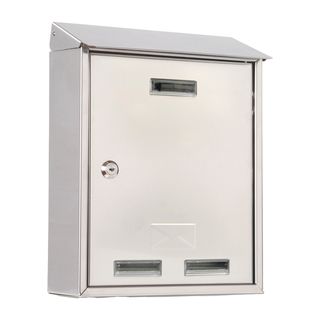 Cassetta postale Elios Steel - 25 x 30 x 10 cm - acciaio inox - Metalplus