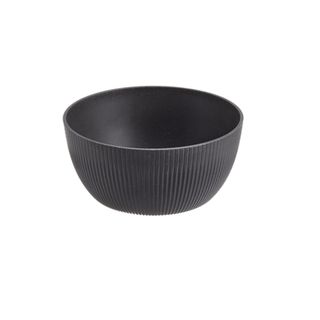 Ciotola buffet tonda Norway D23x10,5cm melamina antracite Leone
