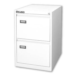 Classificatore Kubo - per cartelle sospese - 2 cassetti - 46 x 62 x 70 cm - bia…
