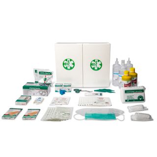 Armadietto di pronto soccorso 102/P - 45x37,5x13 cm - plastica - oltre 3 person…
